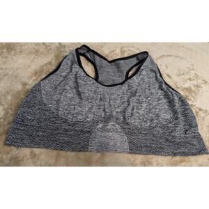 Plus Size‎ 6X Sports Bra Bralette Black Heather Pullover Sports Workout Stretch